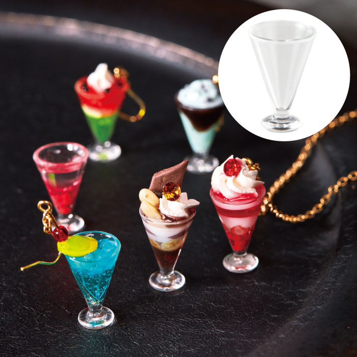 403277 パジコ ミニチュアアクリルアイテム(パフェグラス) レジンアクセサリーデコパーツ