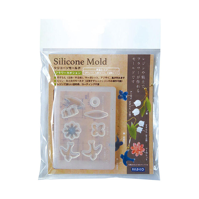 403288 パジコ シリコーンモールド(フラワーカボション)　レジンクラフト