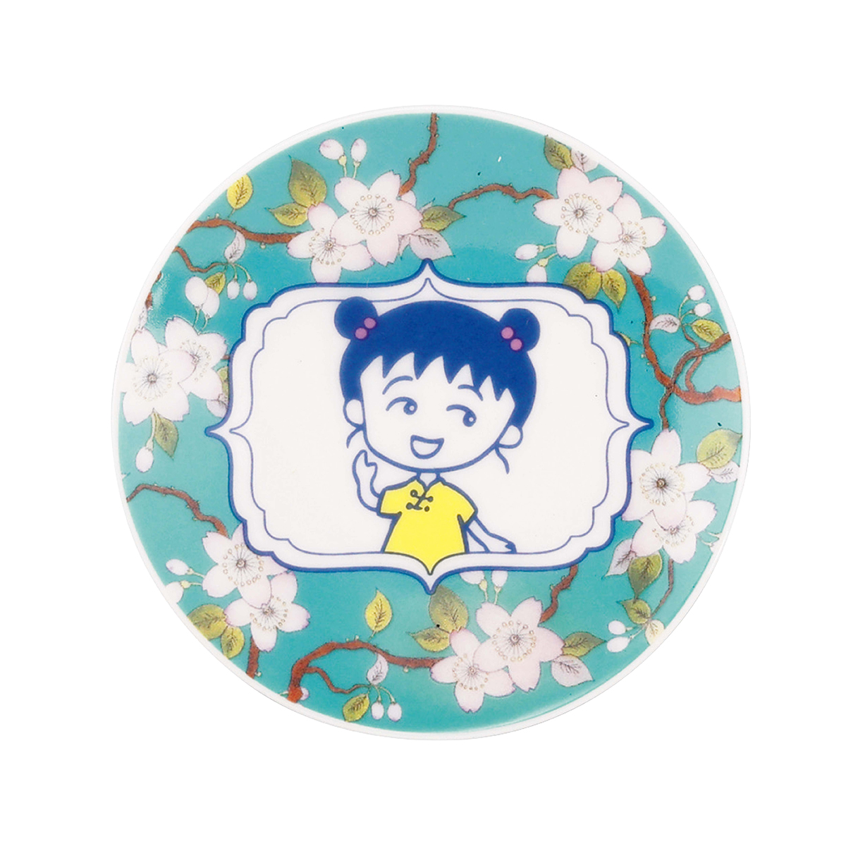 【ちびまる子ちゃん】豆皿(ブルー)【CM60】CM62-333