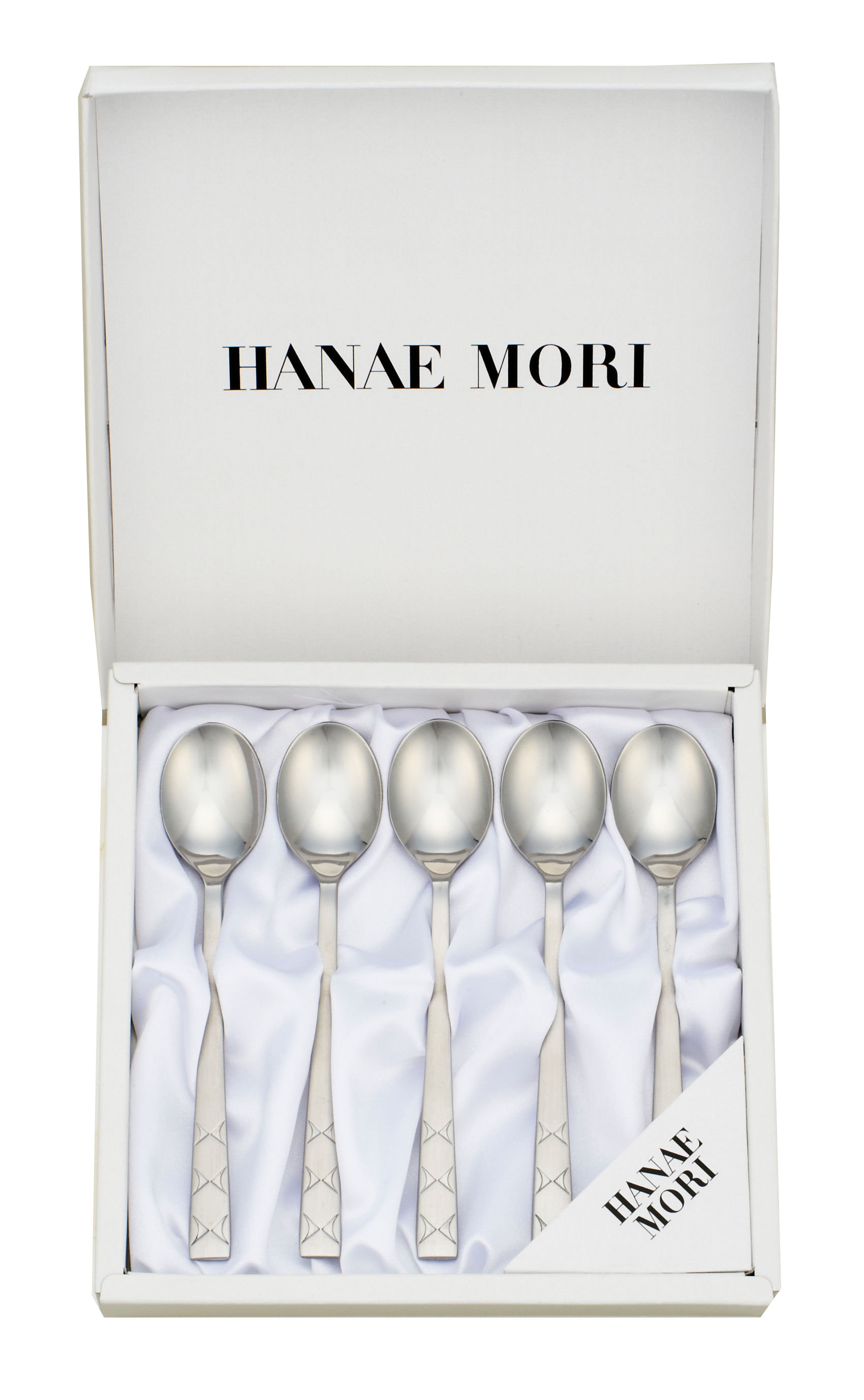 【HANAE MORI】ｺｰﾋｰｽﾌﾟｰﾝ5ﾋﾟｰｽｾｯﾄ【MF40】MF40-S5