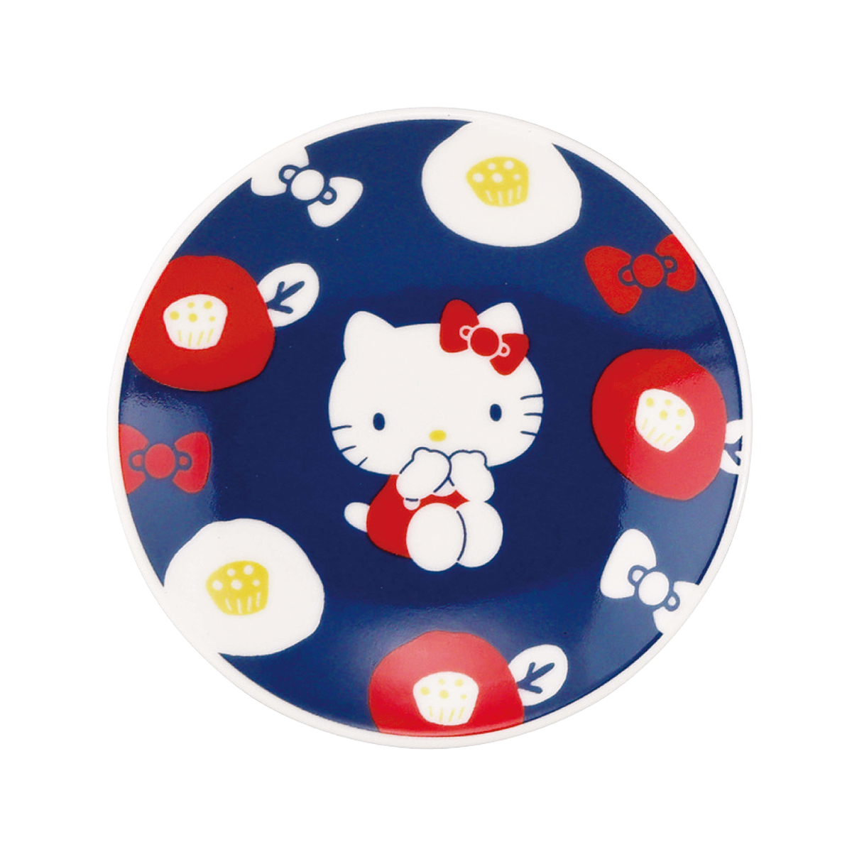 【ハローキティ】豆皿(ツバキ)4979855143322HK201-333
