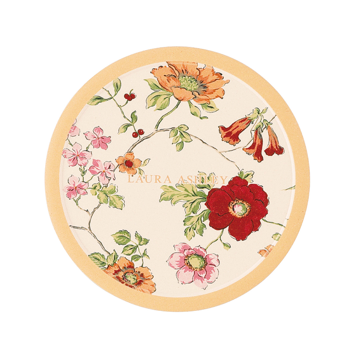 【LAURA ASHLEY】吸水タイルコースター(ペニーウェル グローヴ)LA132-346
