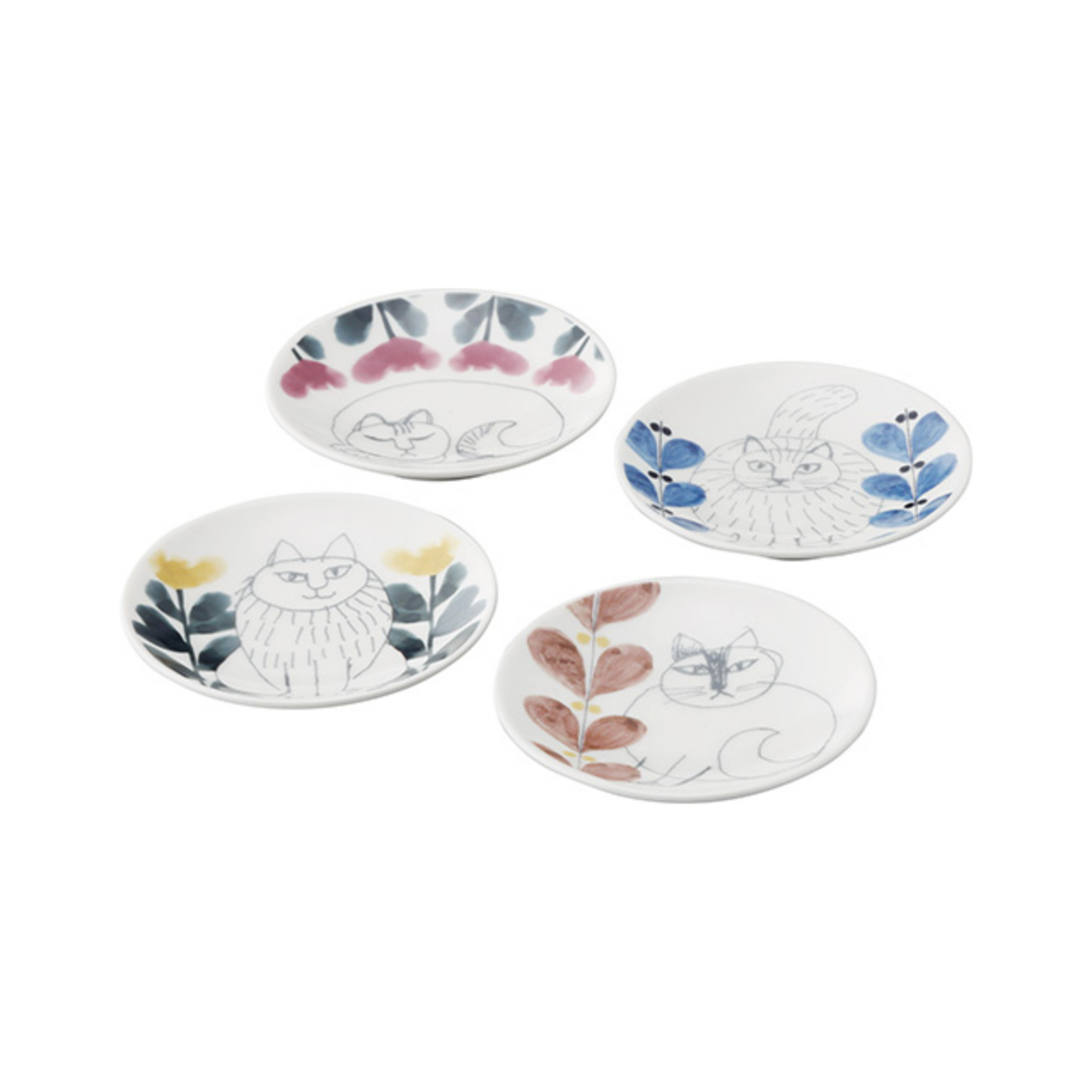 【リサ・ラーソン】豆皿4枚組【LL150】 LL150-460