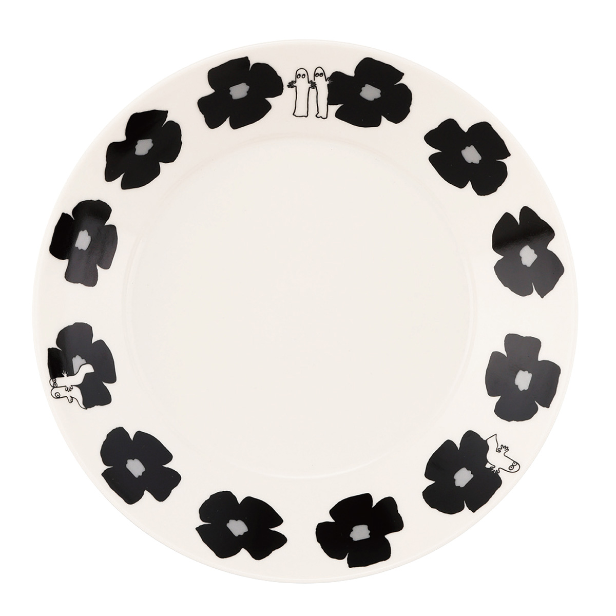 【ムーミン】22パスタプレート(ニョロニョロ)【MM10000】MM10004-355