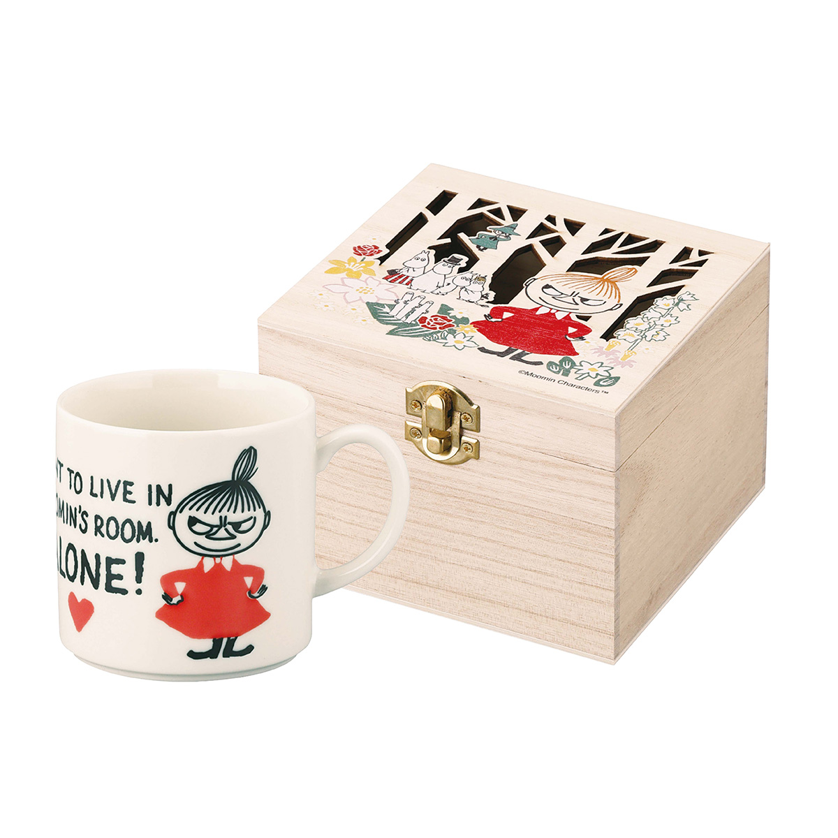 【MOOMIN】木箱入マグ(アイムリトルミイ)【MM16000】MM16001-11H