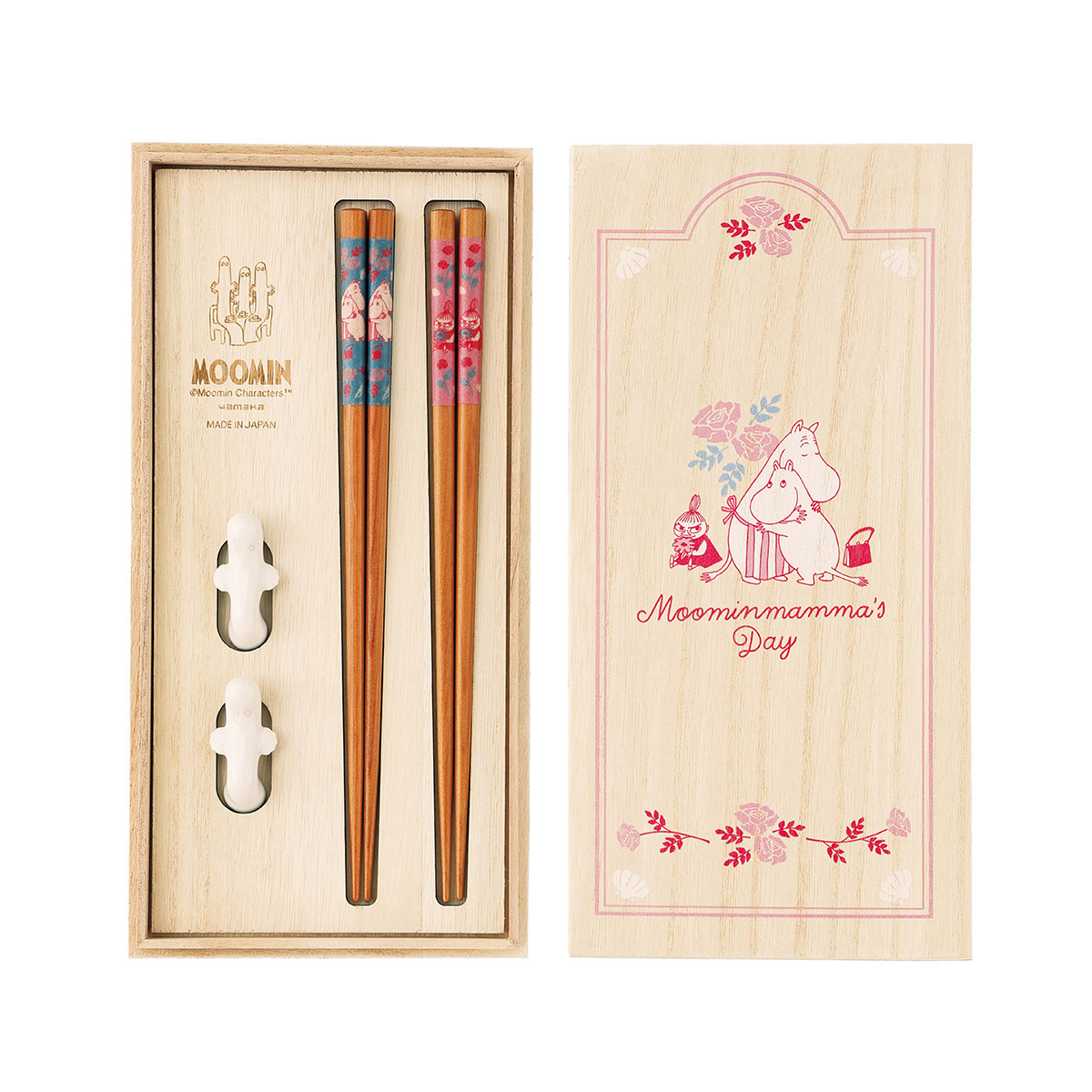 【MOOMIN】木箱入りペア箸セット【MM18000】MM18000-842H