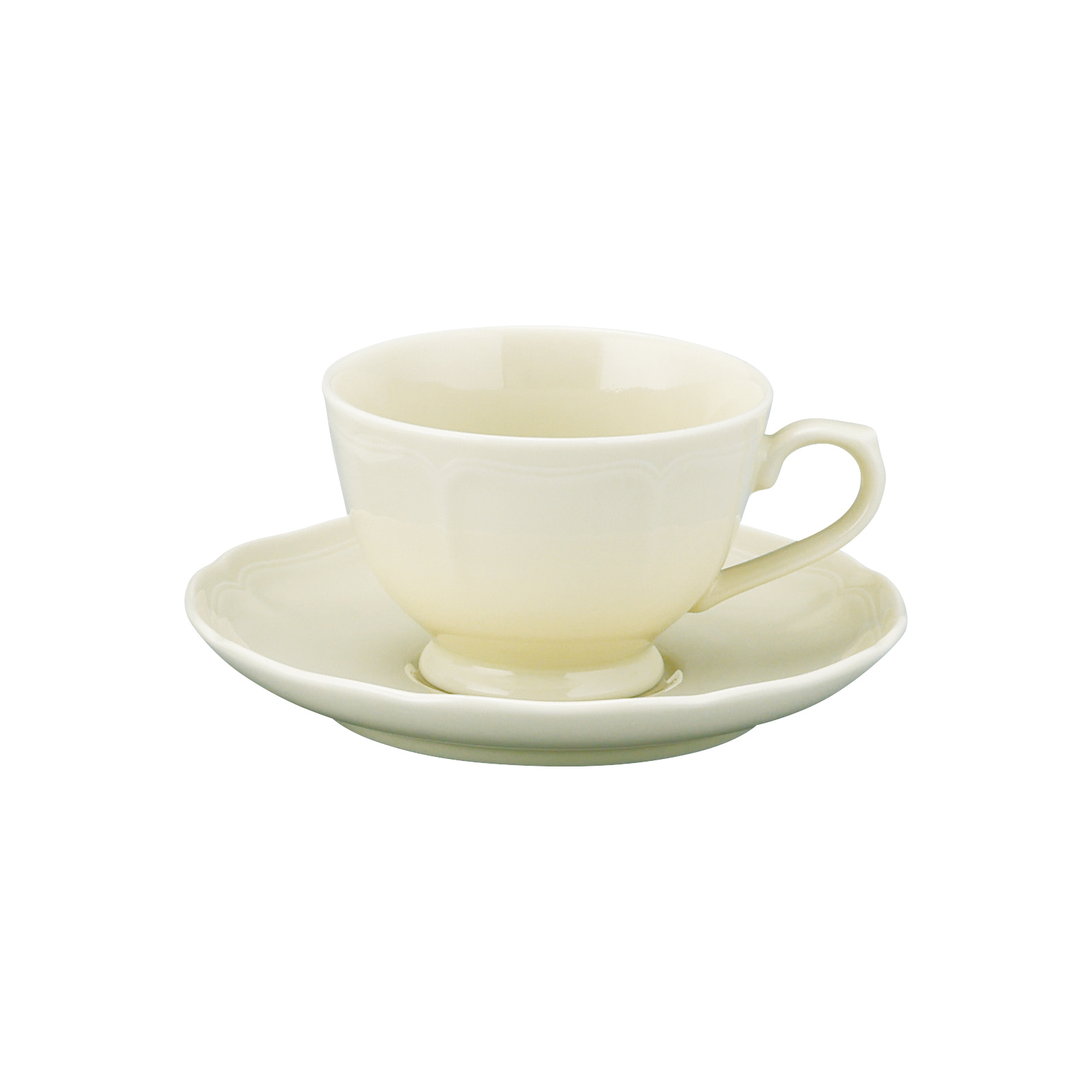 【PLAGE】台付兼用カップ（クリーム）NB802-8608