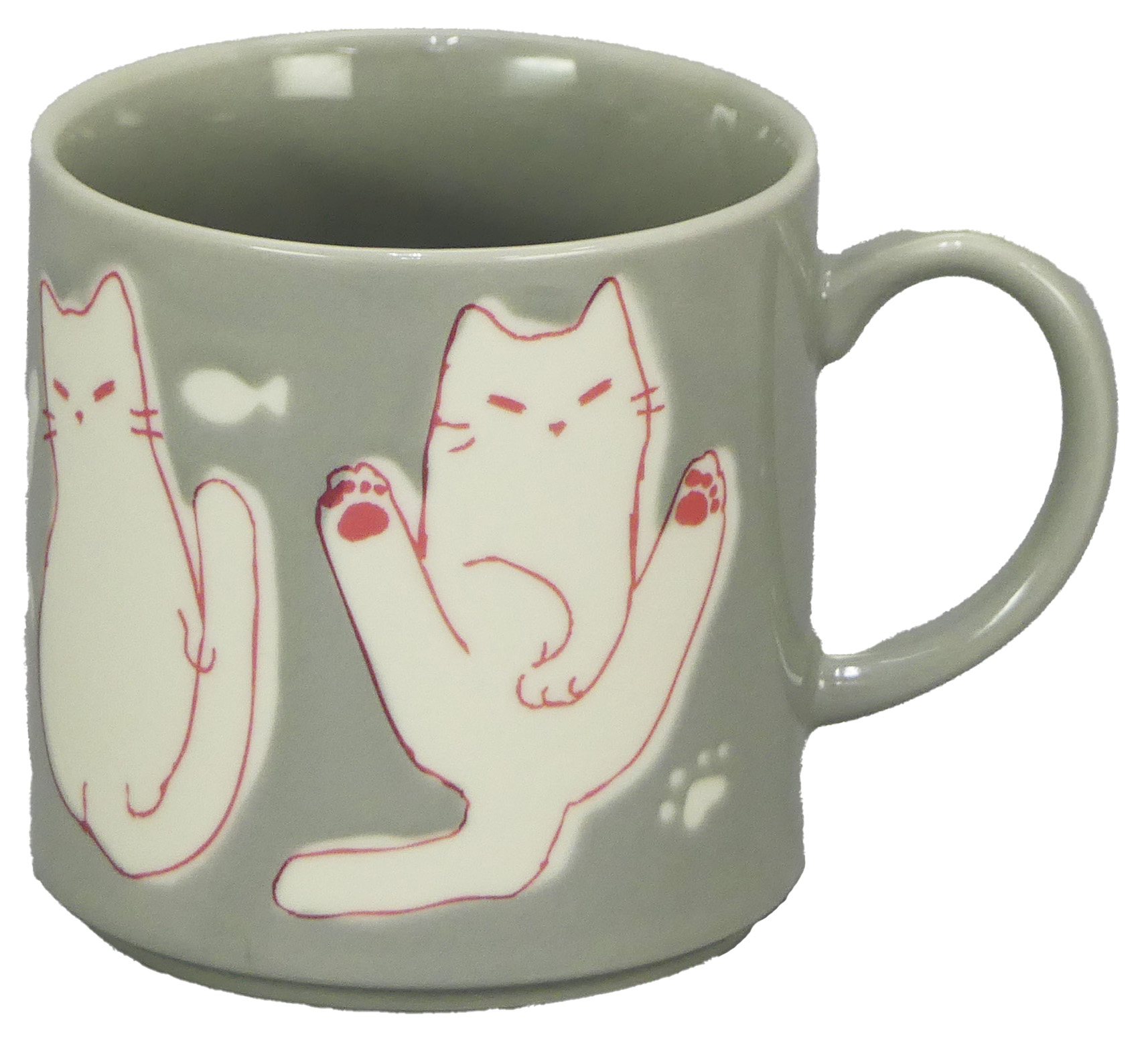 【のんびりするのにゃ】マグ（グレー）【NEK40】NEK42-11