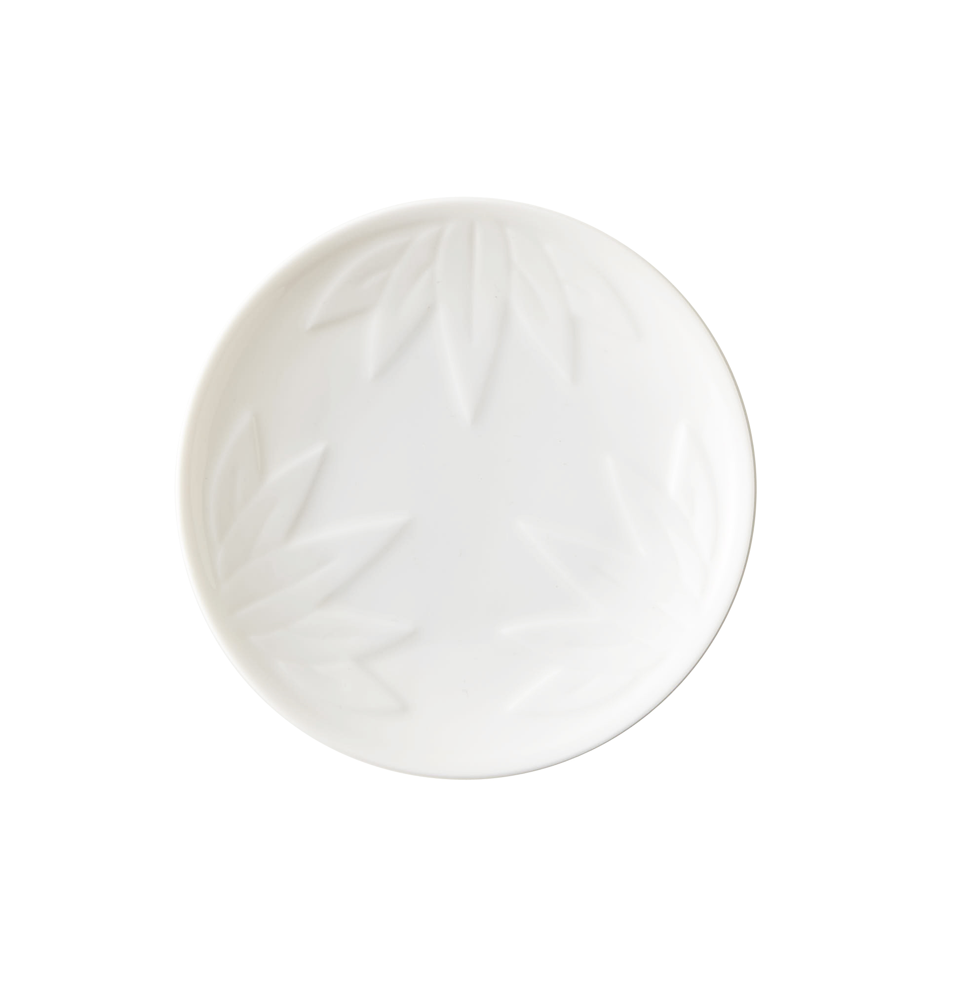 【engi紋（えんぎもん）】小皿（竹）（レリーフ白）O-M16401