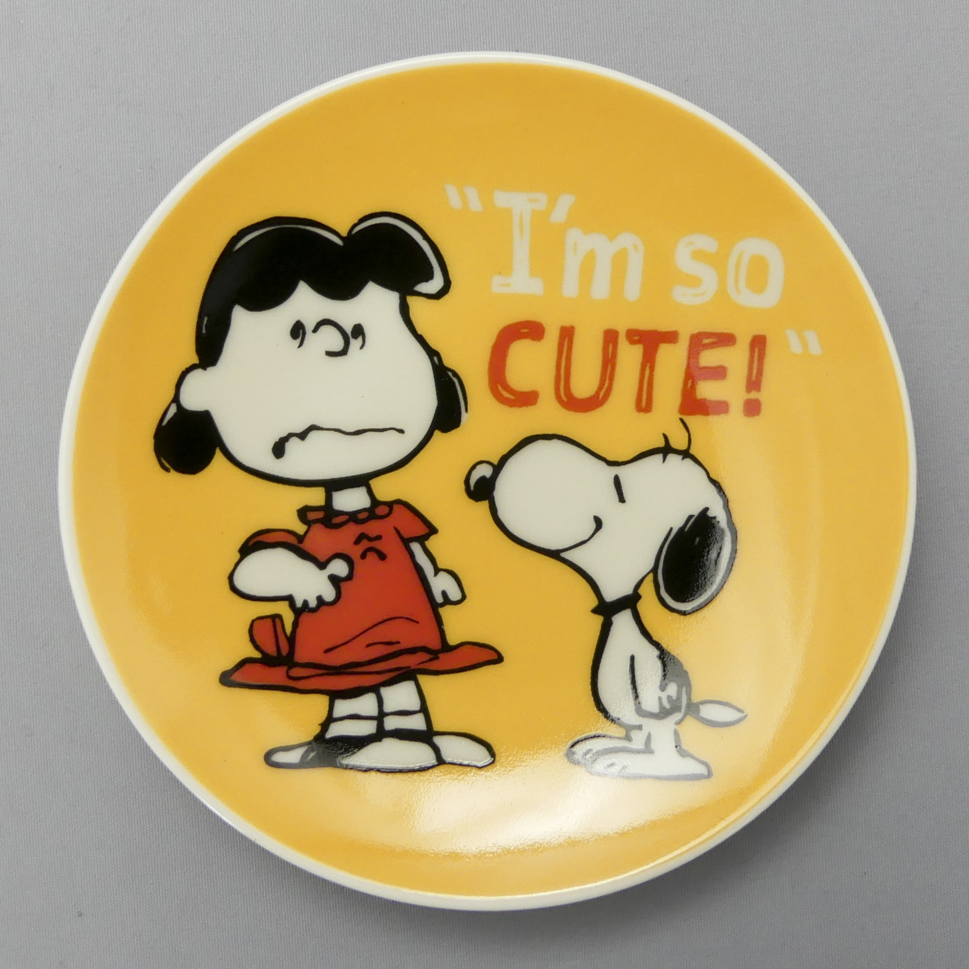 【SNOOPY】豆皿(イエロー)【SN2700】SN2703-333