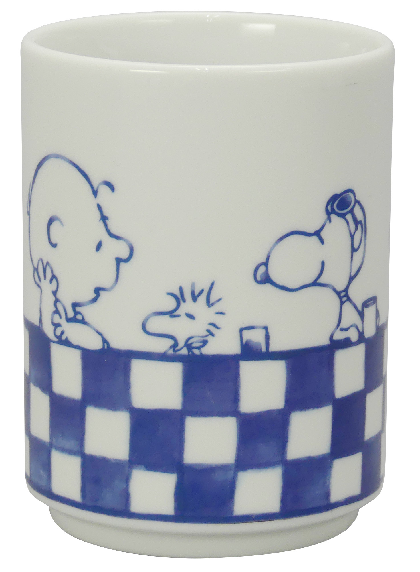 【PEANUTS】寿司湯呑(市松)【SN80】SN82-327