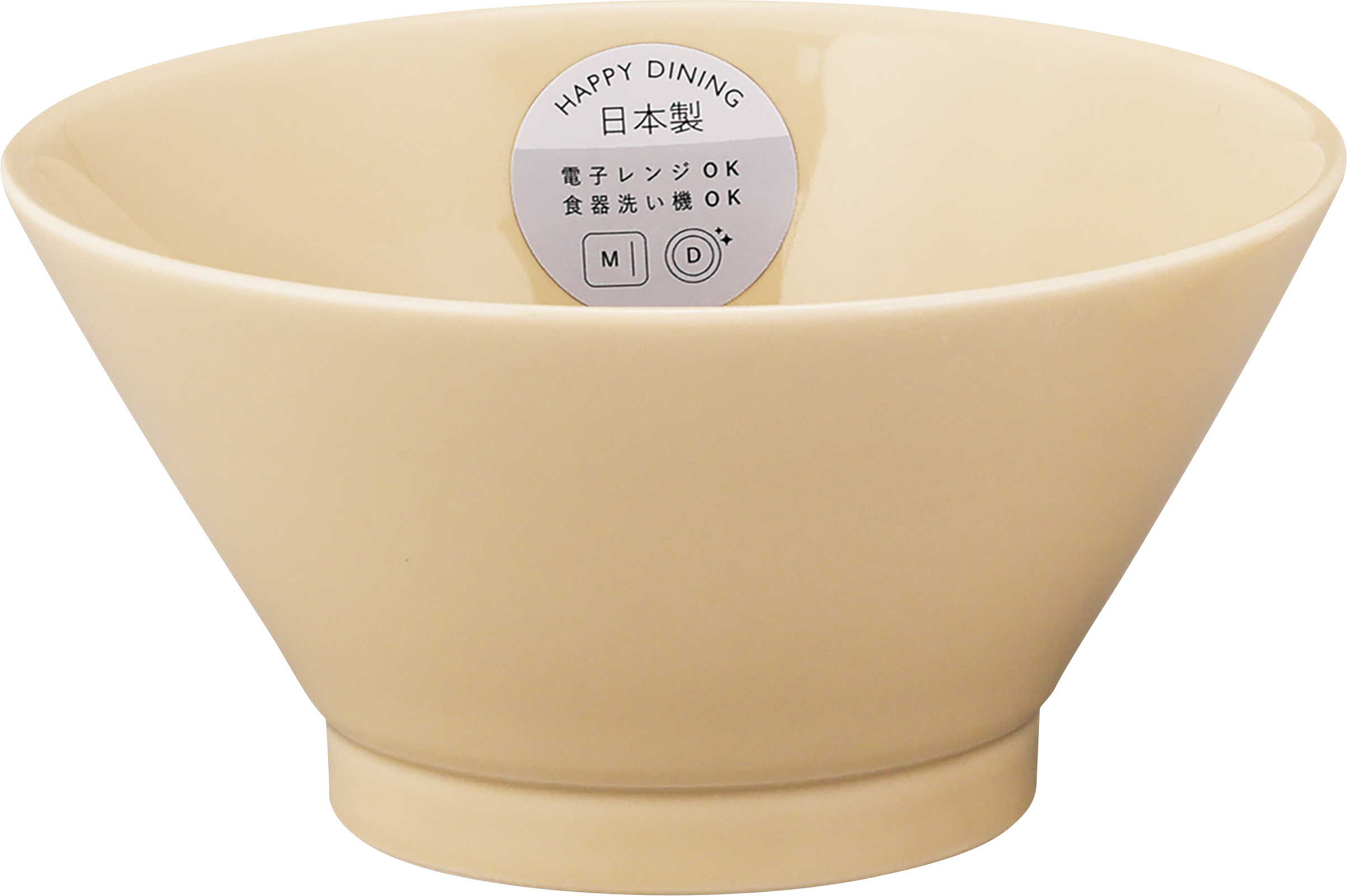 【ラーメンどんぶり】麺丼（ベージュ）YMK124-311