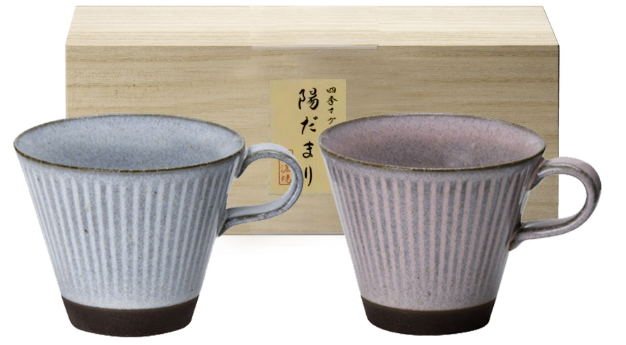 【数量限定】陽だまり　ペアマグA 　木箱入