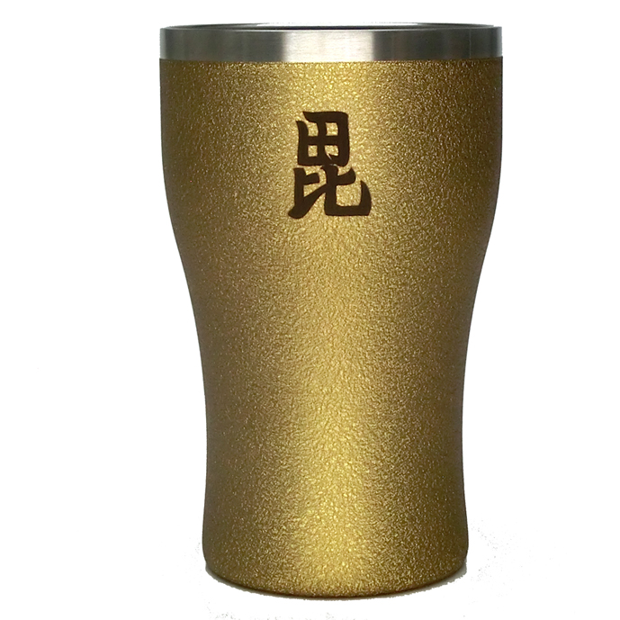戦国武将家紋タンブラー上杉謙信　金