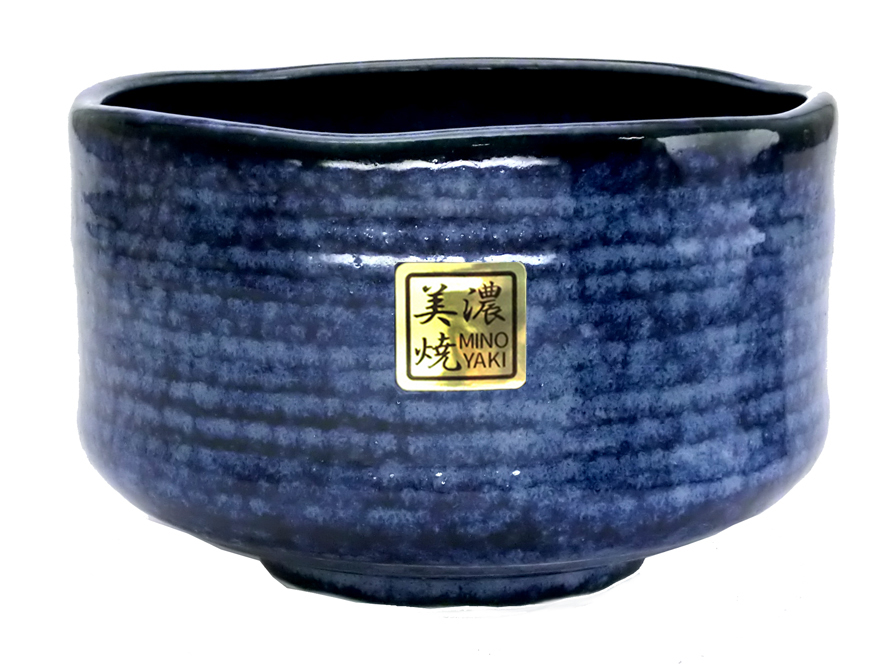 抹茶碗　窯変blue