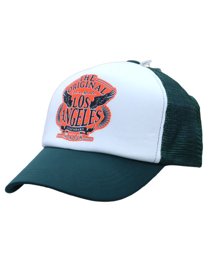 15305-05 プリントメッシュキャップ " THE ORIGINAL LOS ANGELES "