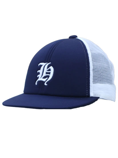 15306-01 ３Ｄ刺繍 フラットロングメッシュキャップ " L "