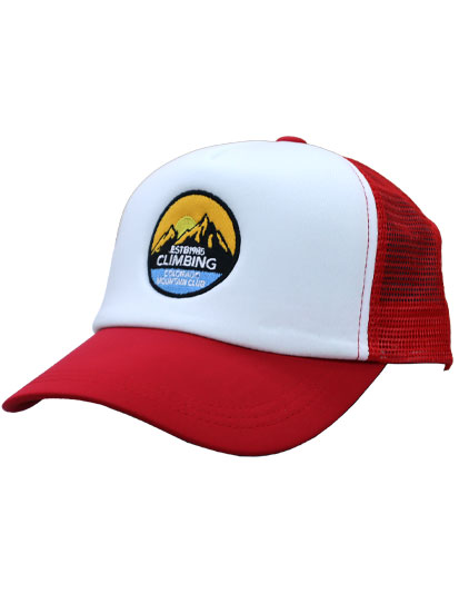 15317-02 メッシュキャップ ワッペン " CLIMBING "