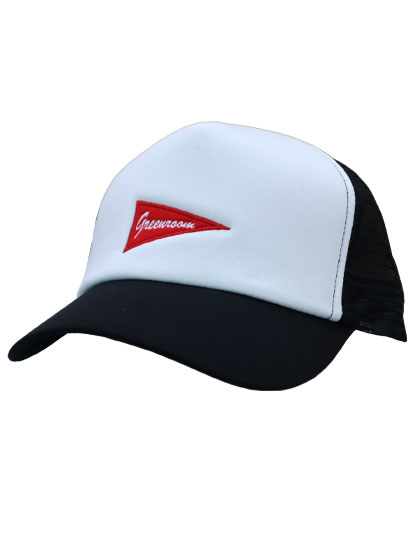 15317-04 メッシュキャップ フエルト ワッペン " green room "