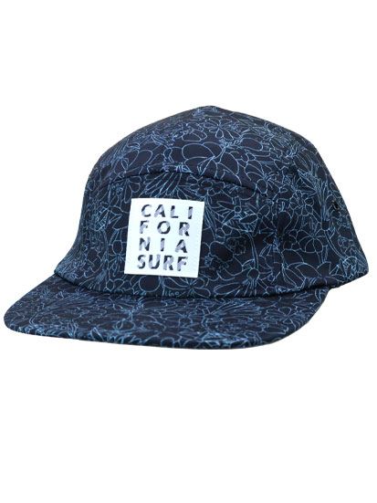 15442-01 ジェットキャップ プリント " CALIFORNIA SURF "