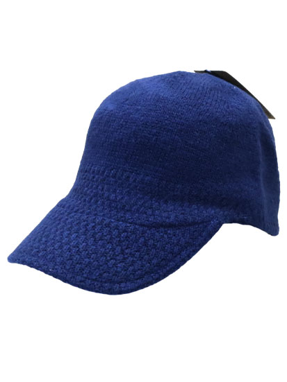 15756-02 ニットモールディングキャップ 紺