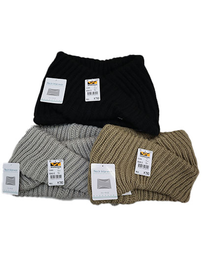 18548-01 女性 ツイストボリュームネックウォーマーフリー