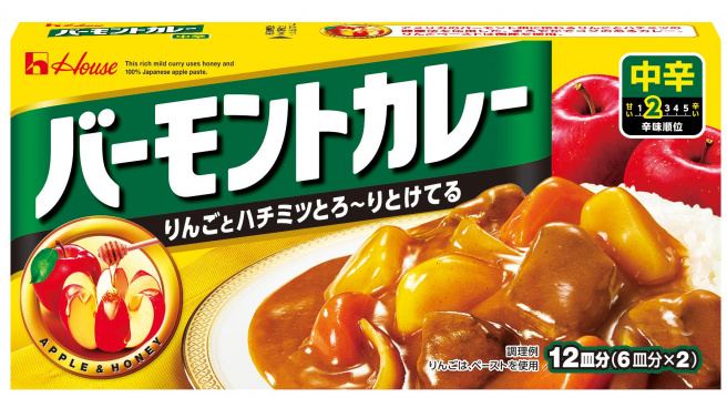 ハウス食品　バーモントカレー中辛　230ｇ