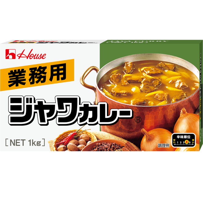 ハウスギャバンジャワカレー固形　1KG