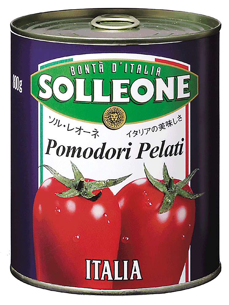 ソールレオネ　ピールドホールトマト　800ｇ