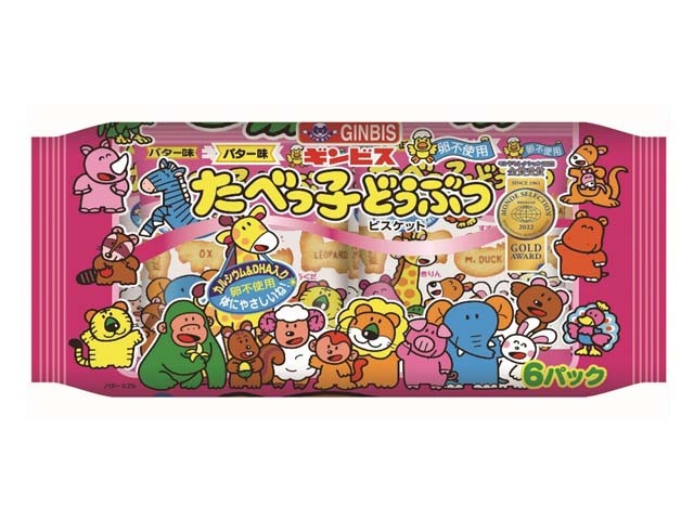 ギンビス　たべっ子どうぶつバター　138ｇ　6Ｐ
