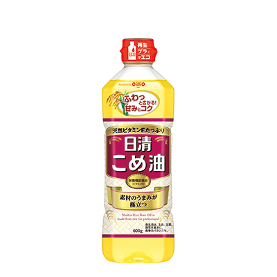 日清オイリオ　こめ油 600G