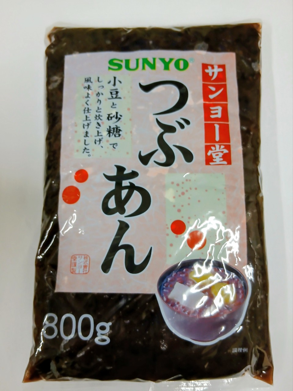 サンヨー堂　つぶあん（中国産）　800ｇ
