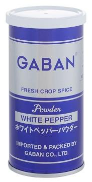 ギャバン ホワイトペッパー丸缶 80g