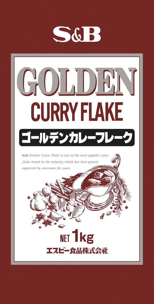 Ｓ＆Ｂ ゴールデンカレーフレーク 1kg