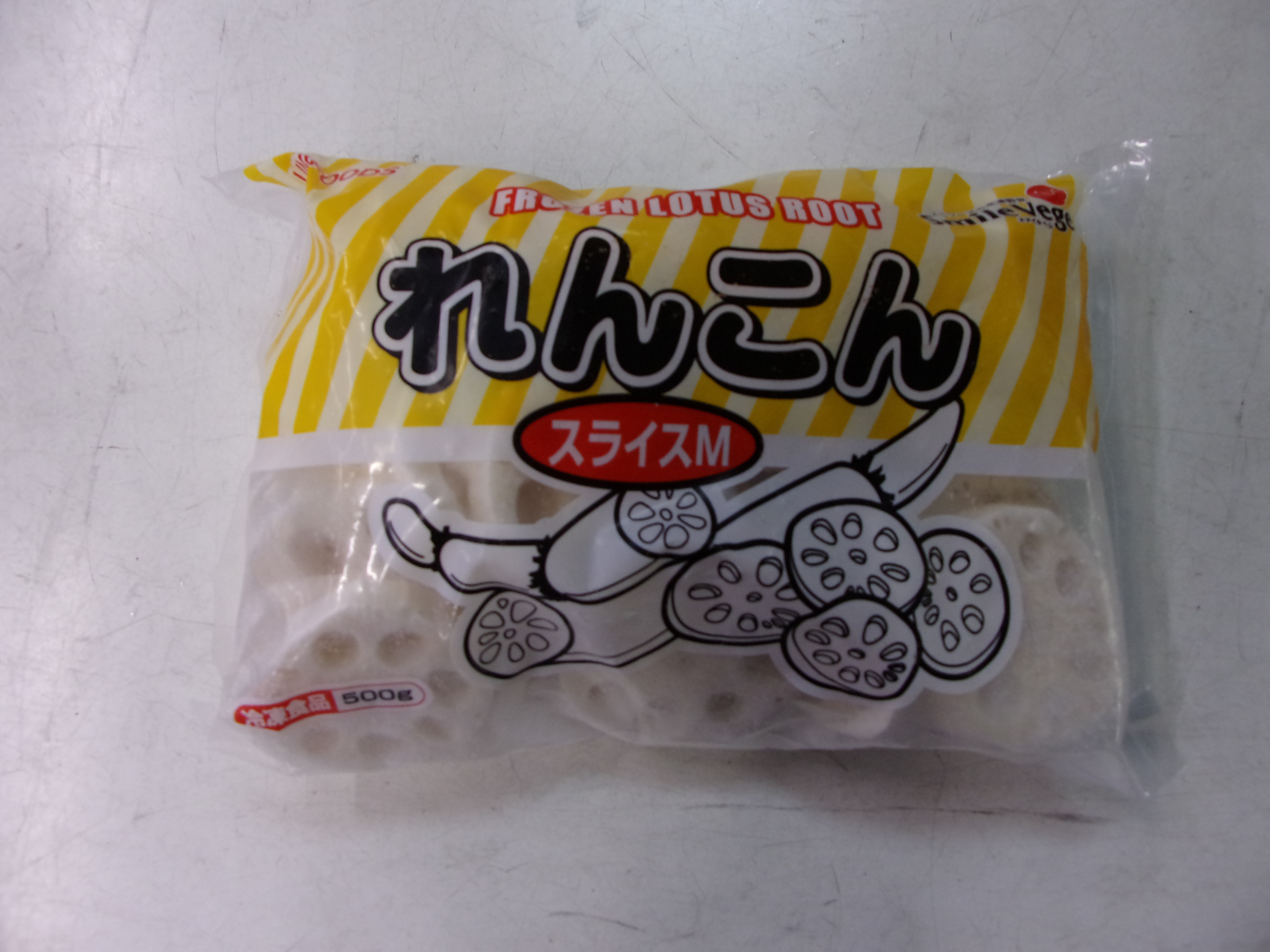 ユニフーズ　れんこんスライスＭサイズ　500G