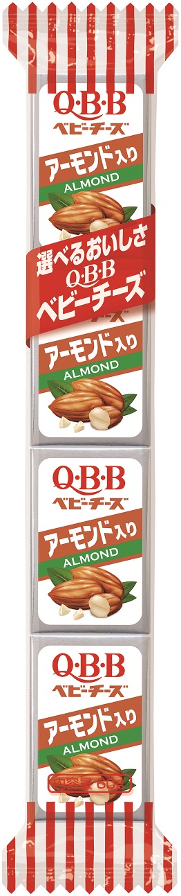 QBB アーモンド入りベビーチーズ　4個54g