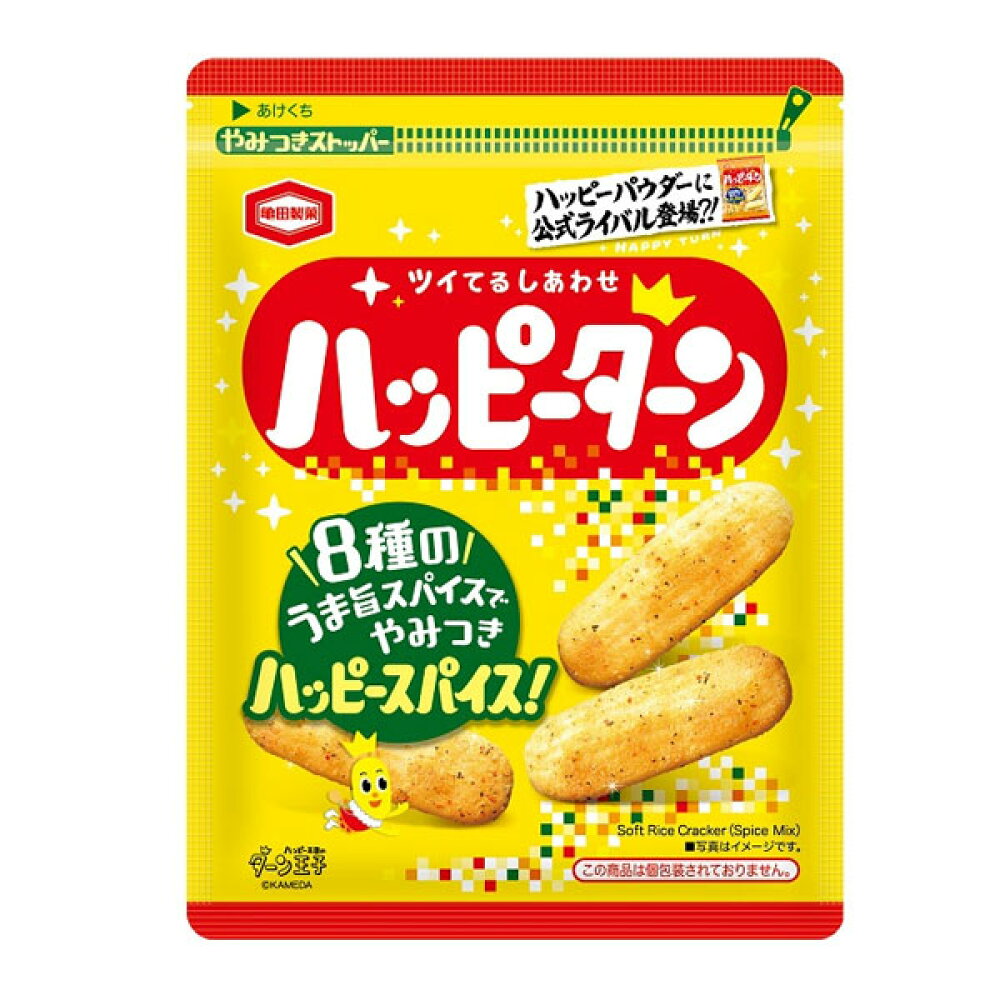 亀田製菓  ハッピーターンスパイス  ７３ｇ  賞味期限2026.10.17