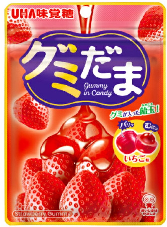 味覚糖	グミだま　いちご	55g　賞味期限2027.1.31