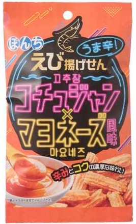 ぼんち うま辛えび揚げせんコチュジャン 30g  賞味期限2026.11.30