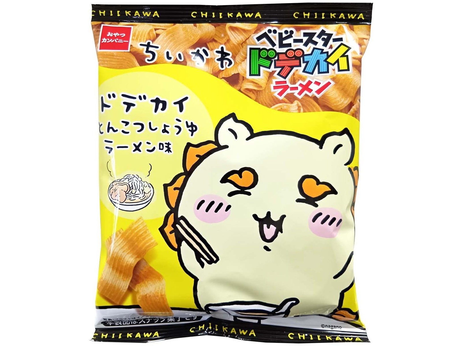 おやつカンパニー　ベビースタードデカイラーメンちいかわとんこつしょうゆ味60ｇ　賞味期限2026.7月