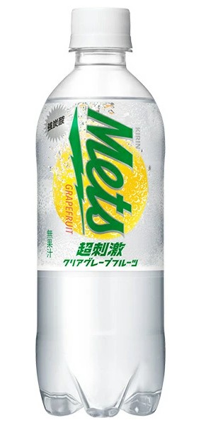 キリン　メッツ超刺激グレープフルーツ480ｍｌＰＥＴ　賞味期限2026.9.20