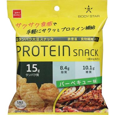 おやつカンパニー  サクサク食感プロテインスナック バーベキュー 40ｇ 賞味期限2025.11.30