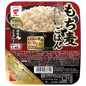 たいまつ　もち麦ごはん3食450ｇ　賞味期限2026.4.1