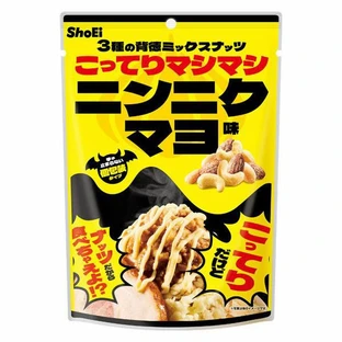 正栄食品工業   背徳ナッツ  ニンニクマヨ味  ９０ｇ  賞味期限2026.11.17