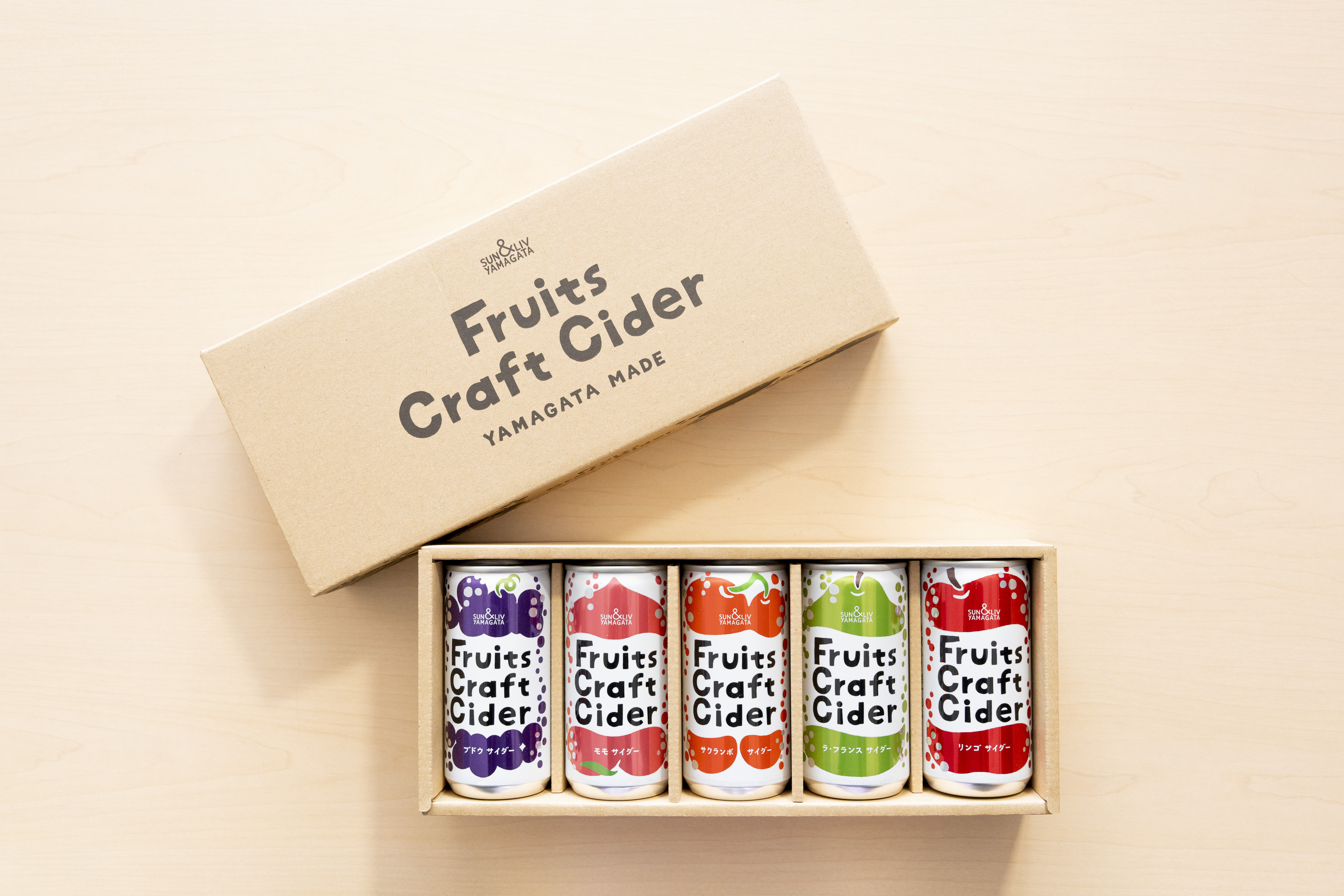 Fruits Craft Cider 詰合せ5缶セット