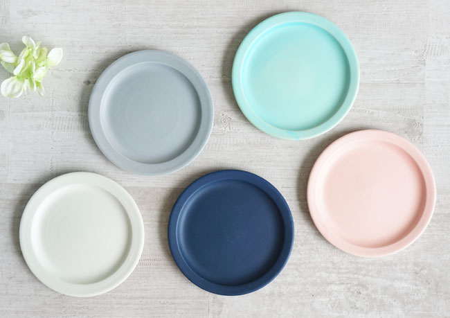 作山窯-SAKUZAN- SAKUZAN DAYS Sara　Saucer　サラ ソーサー お皿 14cm プレート 取り皿 小皿　マット カフェ 磁器 日本製 陶器