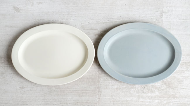 作山窯-SAKUZAN- SAKUZAN DAYS Sara オーバル L 29cm Oval L お皿 ディナープレート 大皿 カフェ 磁器 日本製 陶器