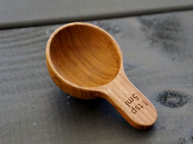 SALIU TEAK こさじ 小さじ 小匙 メジャースプーン 木製 チーク材 チーク タイ サスティナブル