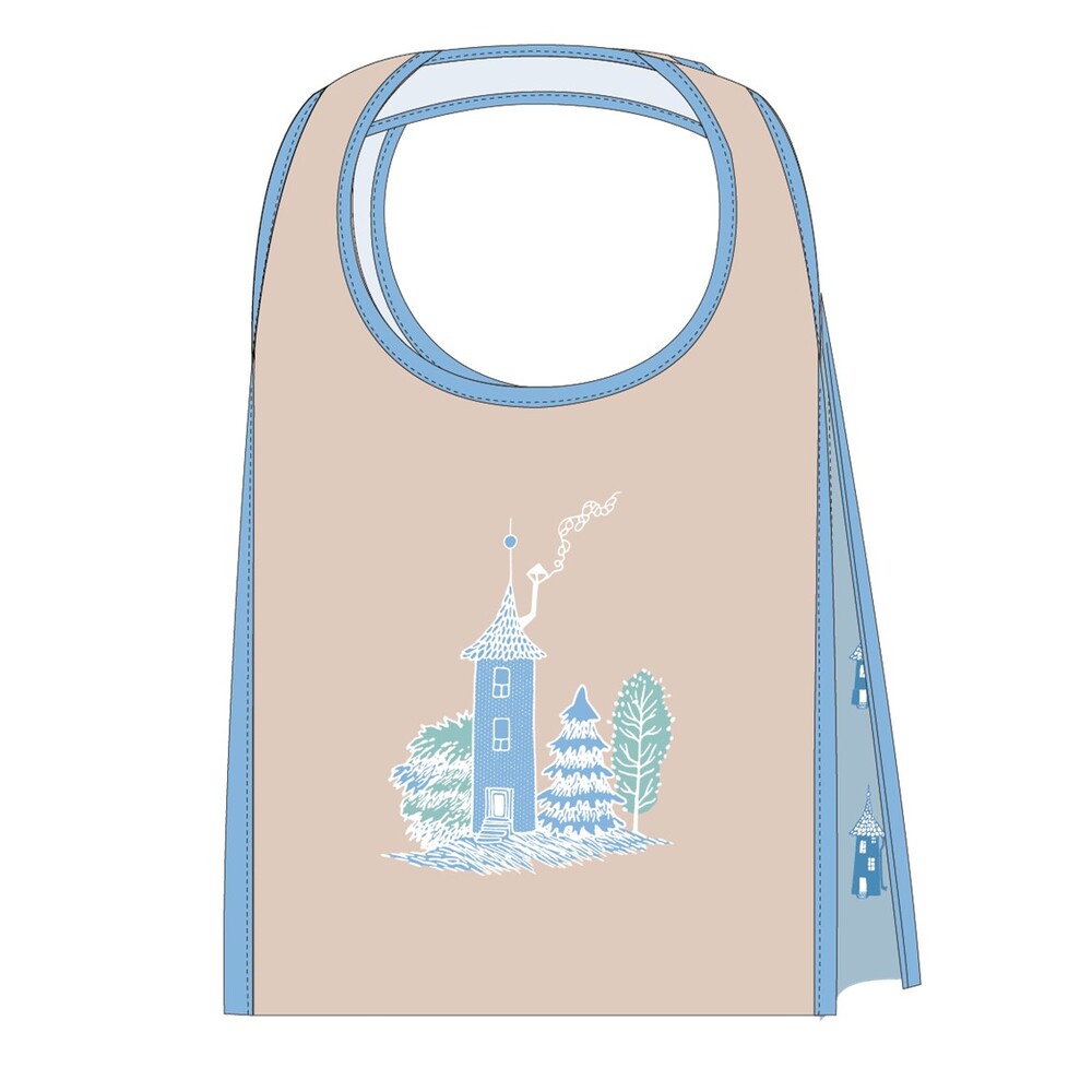 ムーミン ポケッタブルエコバッグ ムーミンやしき（BEG）2026年4月発売