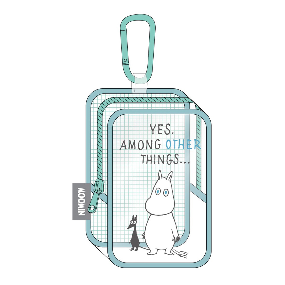 ムーミン クリアスクエアポーチ(ムーミン＆ソフス)2026年4月発売